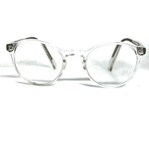Enhance Eyeglasses, Frames Only, EN 4137 Tranlucent Crystal, 48-20-145 H18936